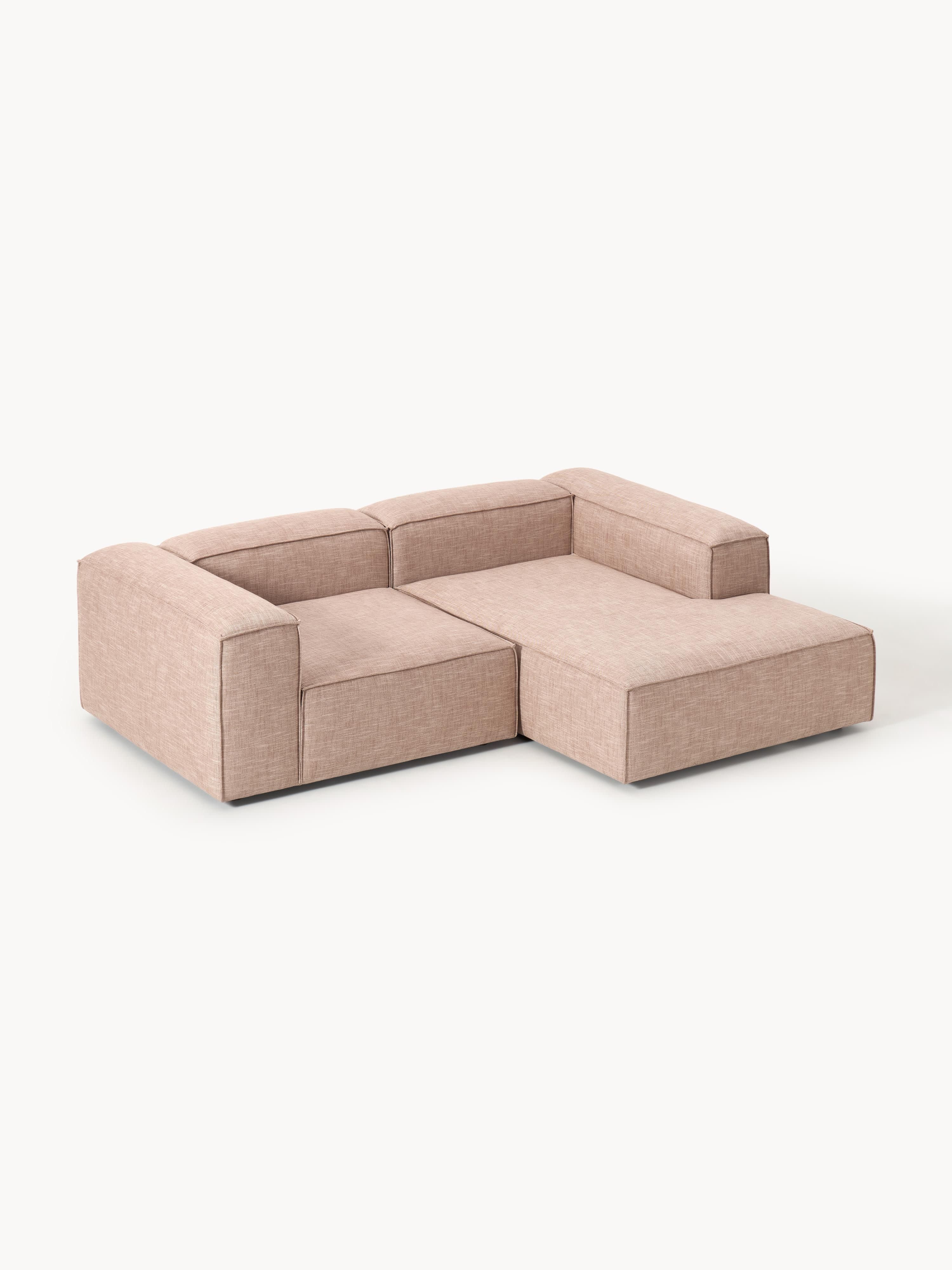 Modulaire hoekbank Lennon van linnenmix (2-zits)