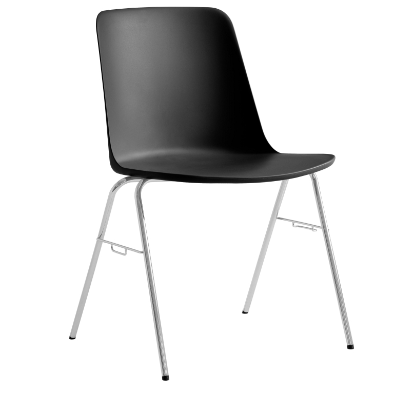 &tradition Rely HW27 stoel zwart