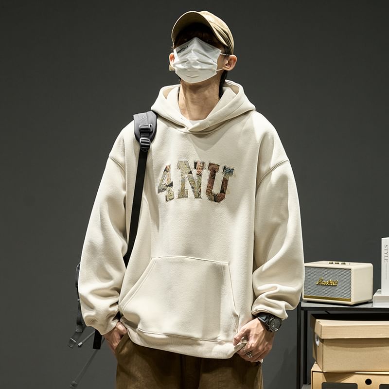 Redsinc - Hoodie met geborduurde letters
