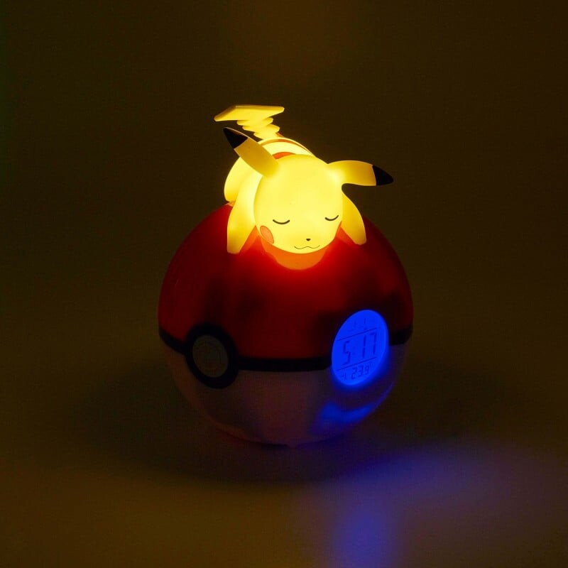 Pokemon - Vækkeur & Lampe