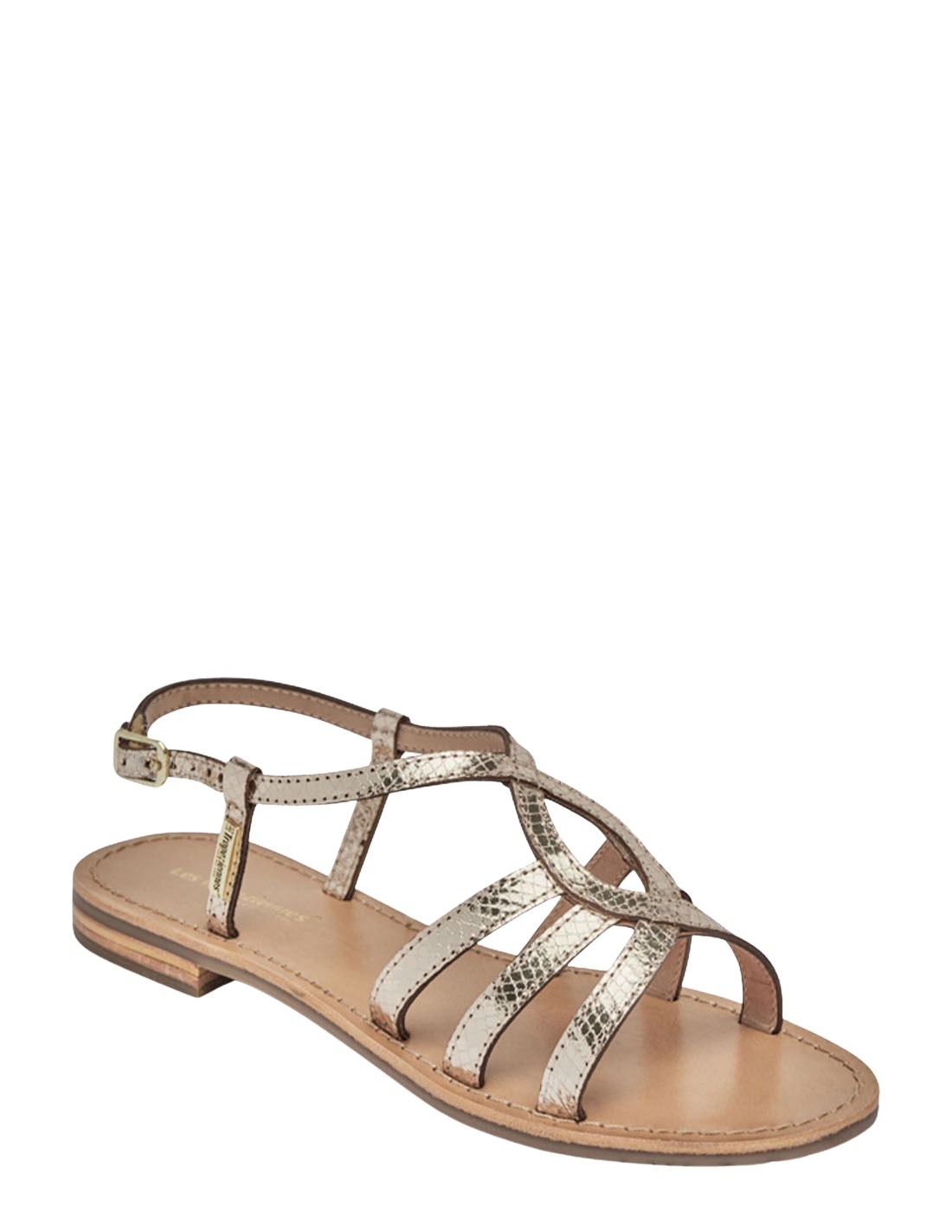 Les tropeziennes par M.Belarbi Sandales Femme Hemily Cuir Or