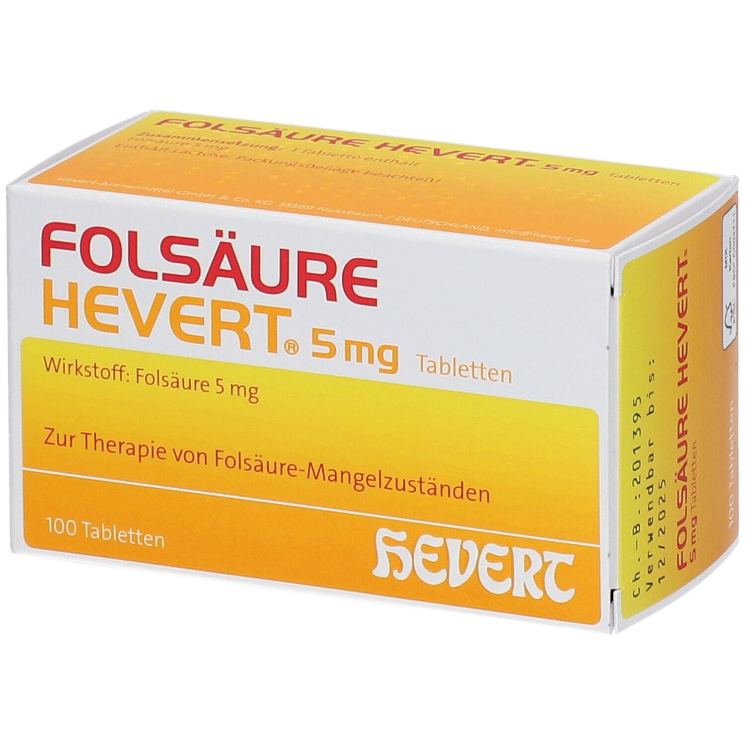 FOLSÄURE HEVERT® 5 mg