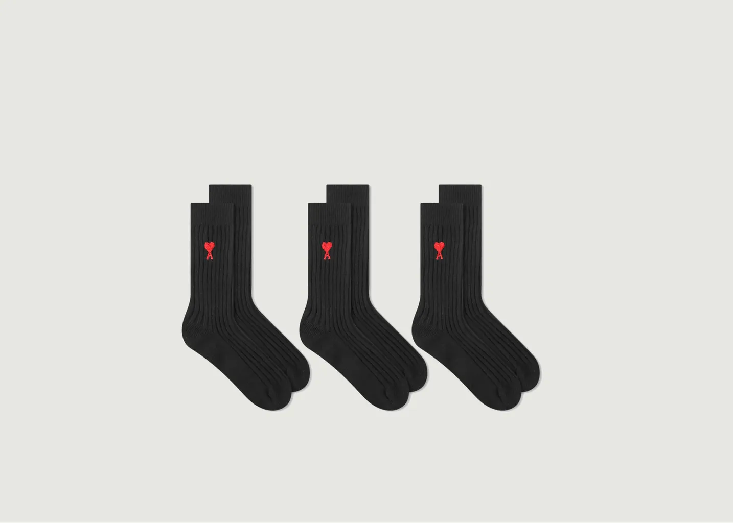 Pack de 3 paires de chaussettes AMI Paris