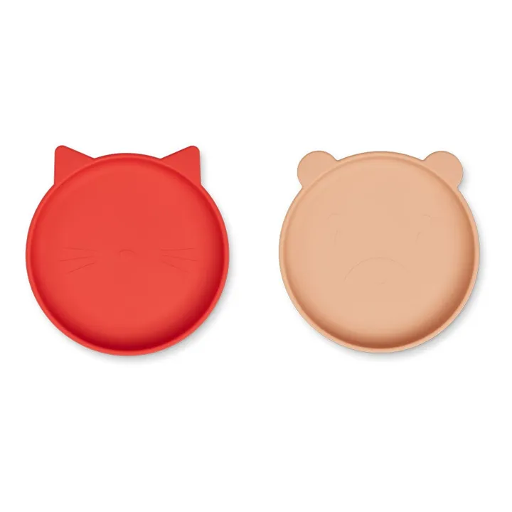 Liewood Assiettes Olivia - Set de 2 | Rouge