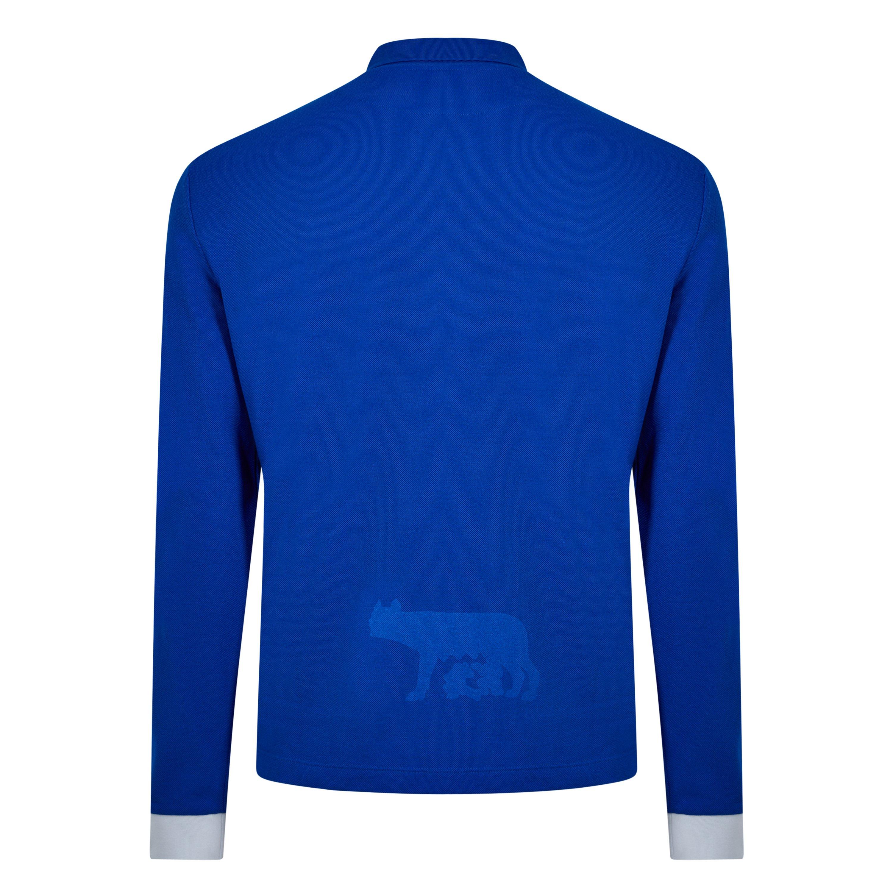 Macron Italy Rugby Home Polo Shirt 2023 Adults