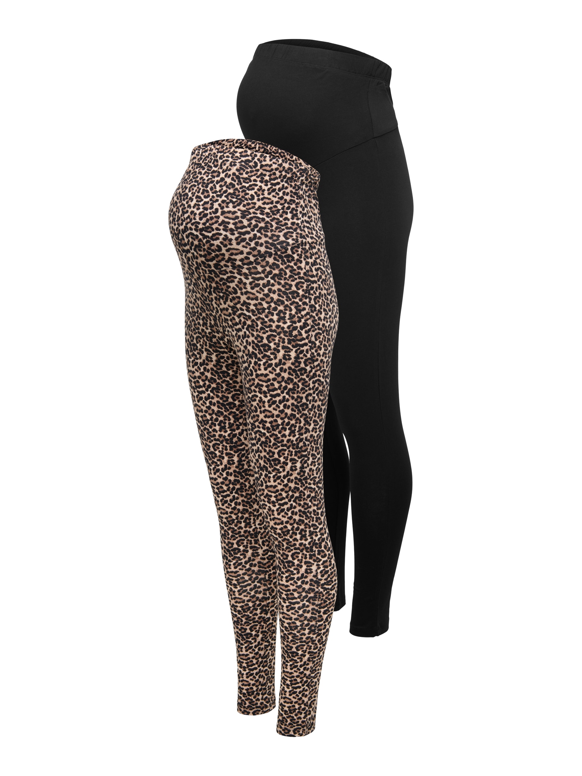 ONLY MATERNITY Umstandsleggings »OLMLOVELY NEW LEGGING 2PCK AOP JRS NOOS«