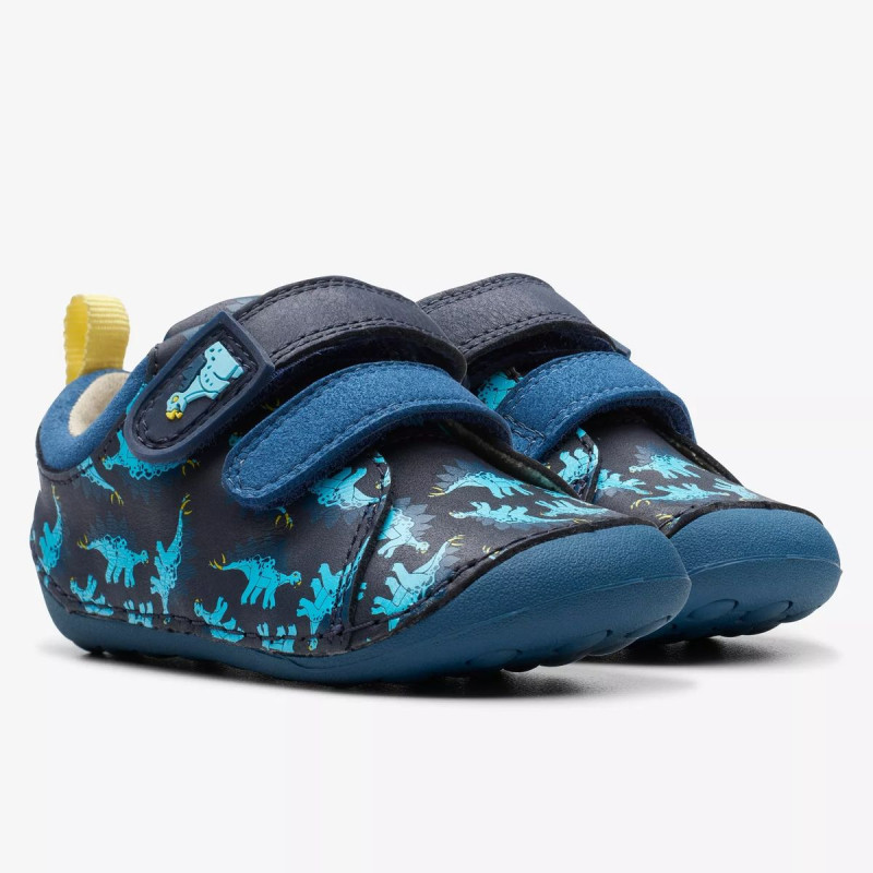 Clarks Clarks Tiny Stomp Navy Print