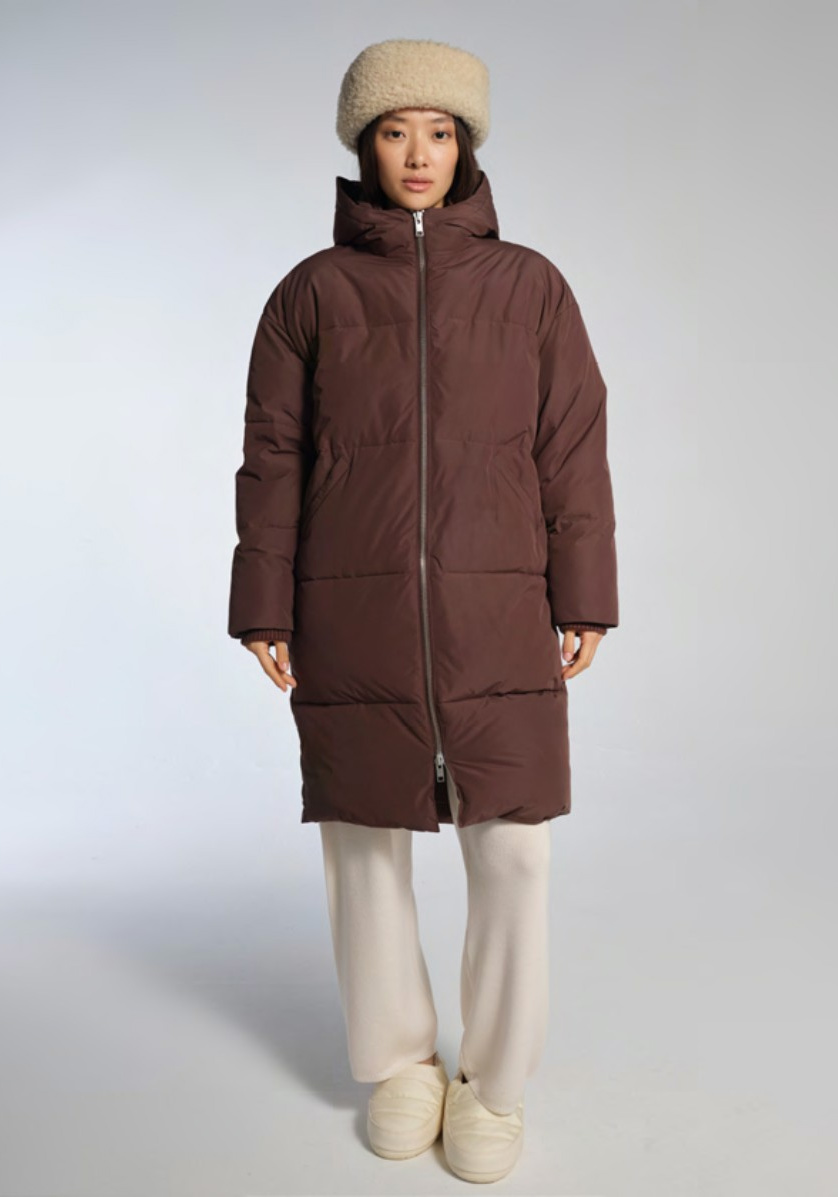 Embassy of Bricks and Logs Puffer-Coat Elphin French Roast