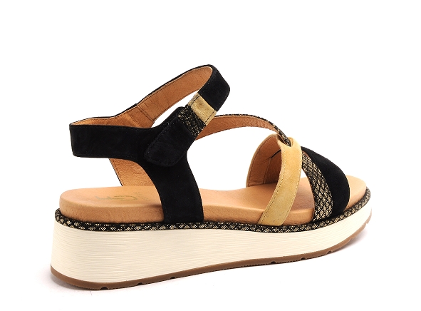 Fugitive nu pieds talons femme kiry noir