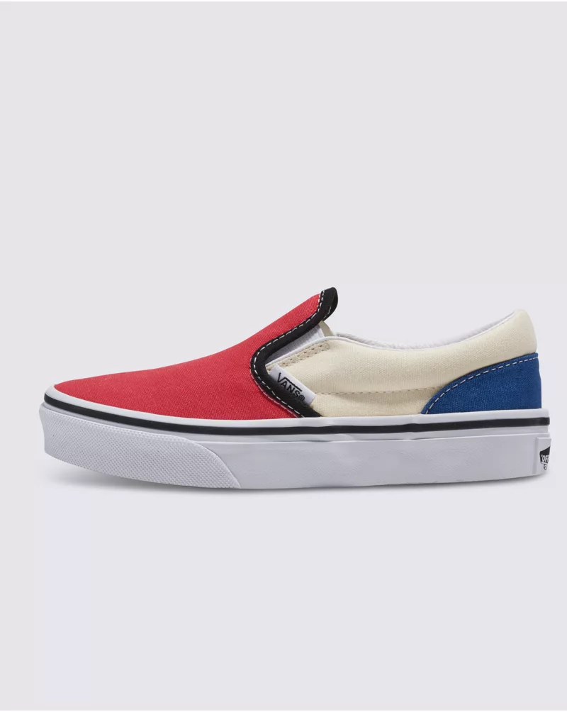 Kids Classic Slip-On Color Block Shoe