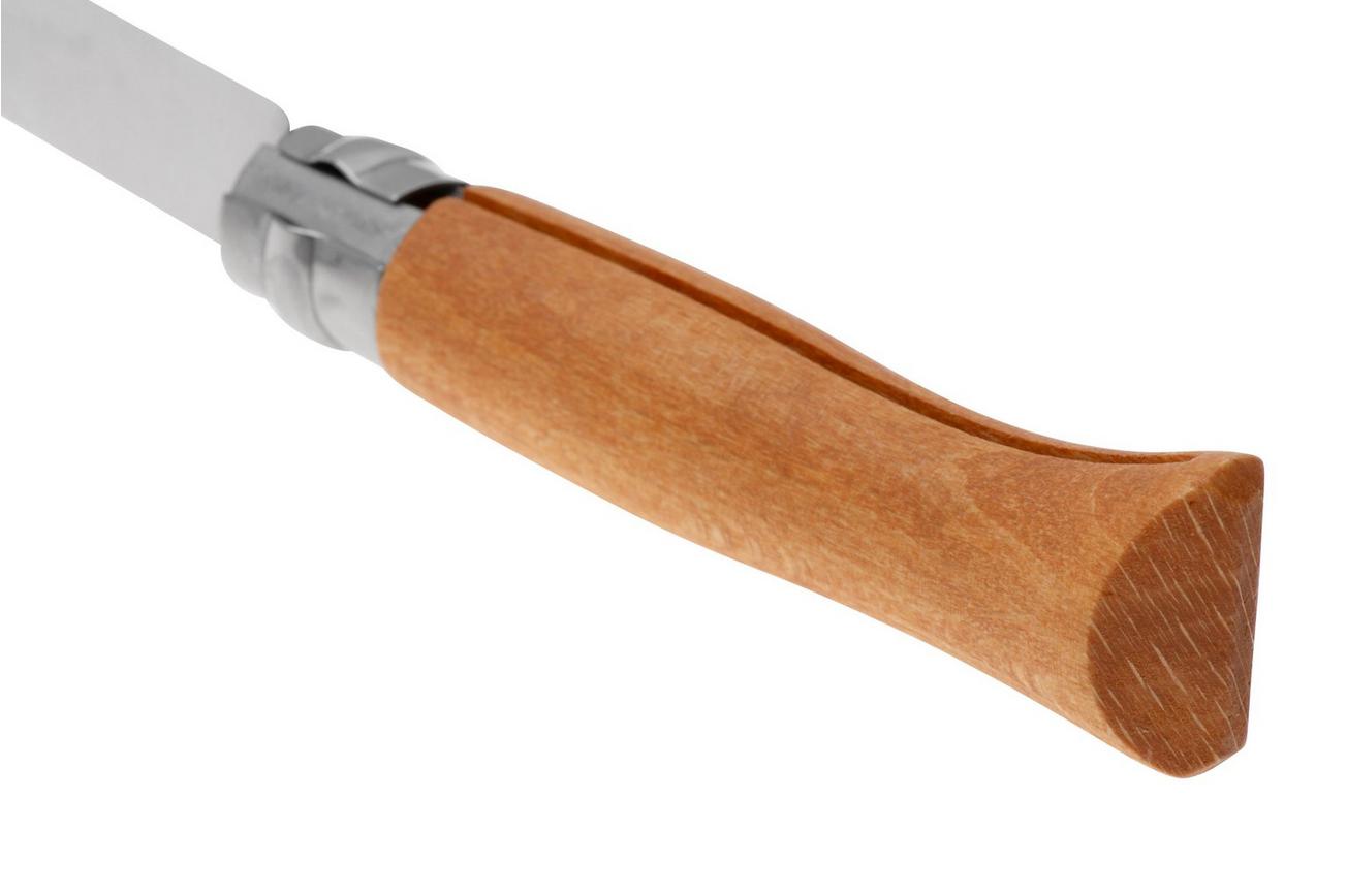 Opinel zakmes No. 08, koolstofstaal, lemmetlengte 8,5 cm