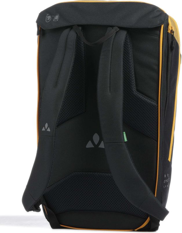 Vaude - Cycle 20L II - Bagagedrager - Geel - 2 in 1 Draagtas en Rugzak