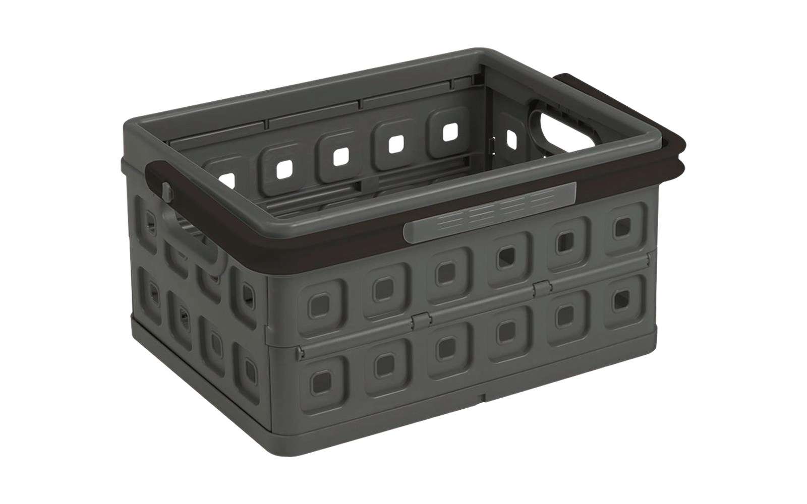 Sunware Square Klappbox mit Griff 24 L anthrazit