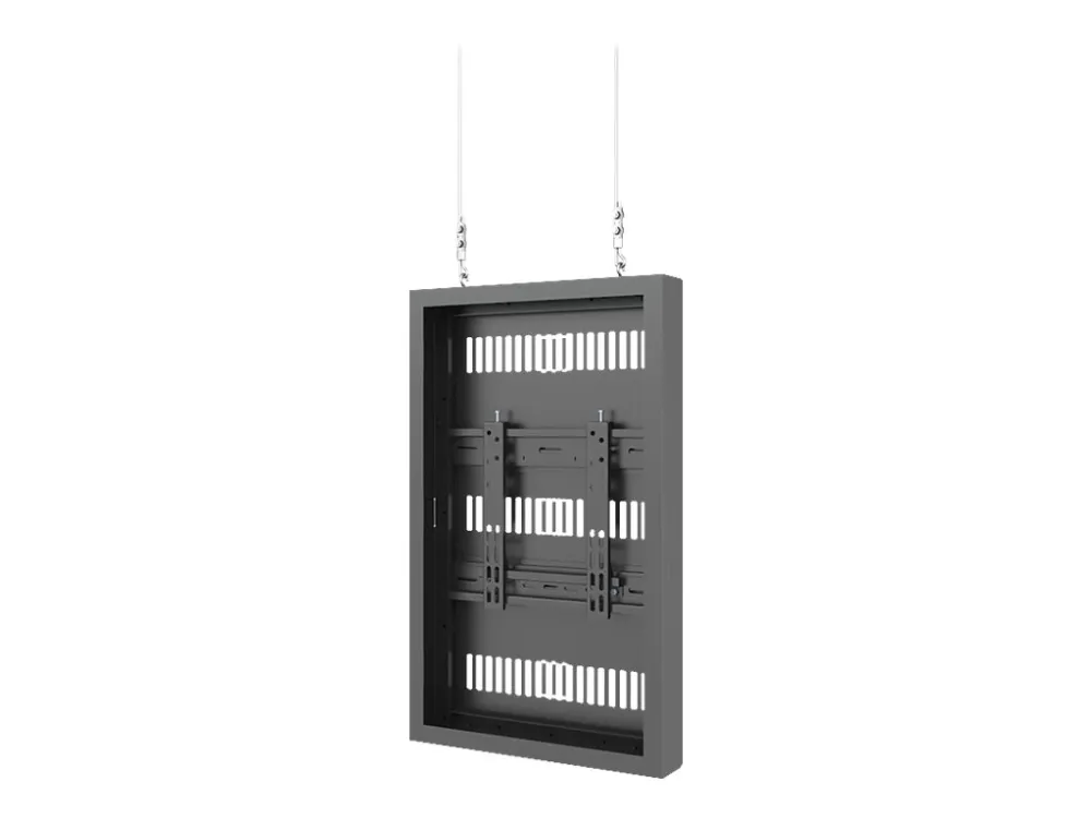Multibrackets M Pro Series - Indelukke - for digitalt skiltepanel - ledning, small - stål - sort - skærmstørrelse: 32