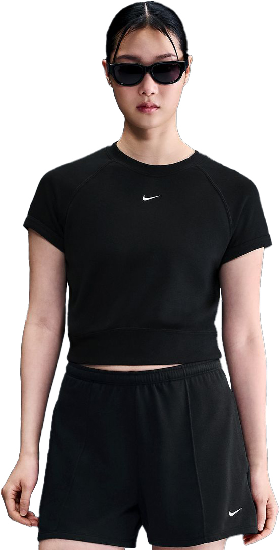 Sportswear Chill Terry SS Top Dame 010/Black/Sail