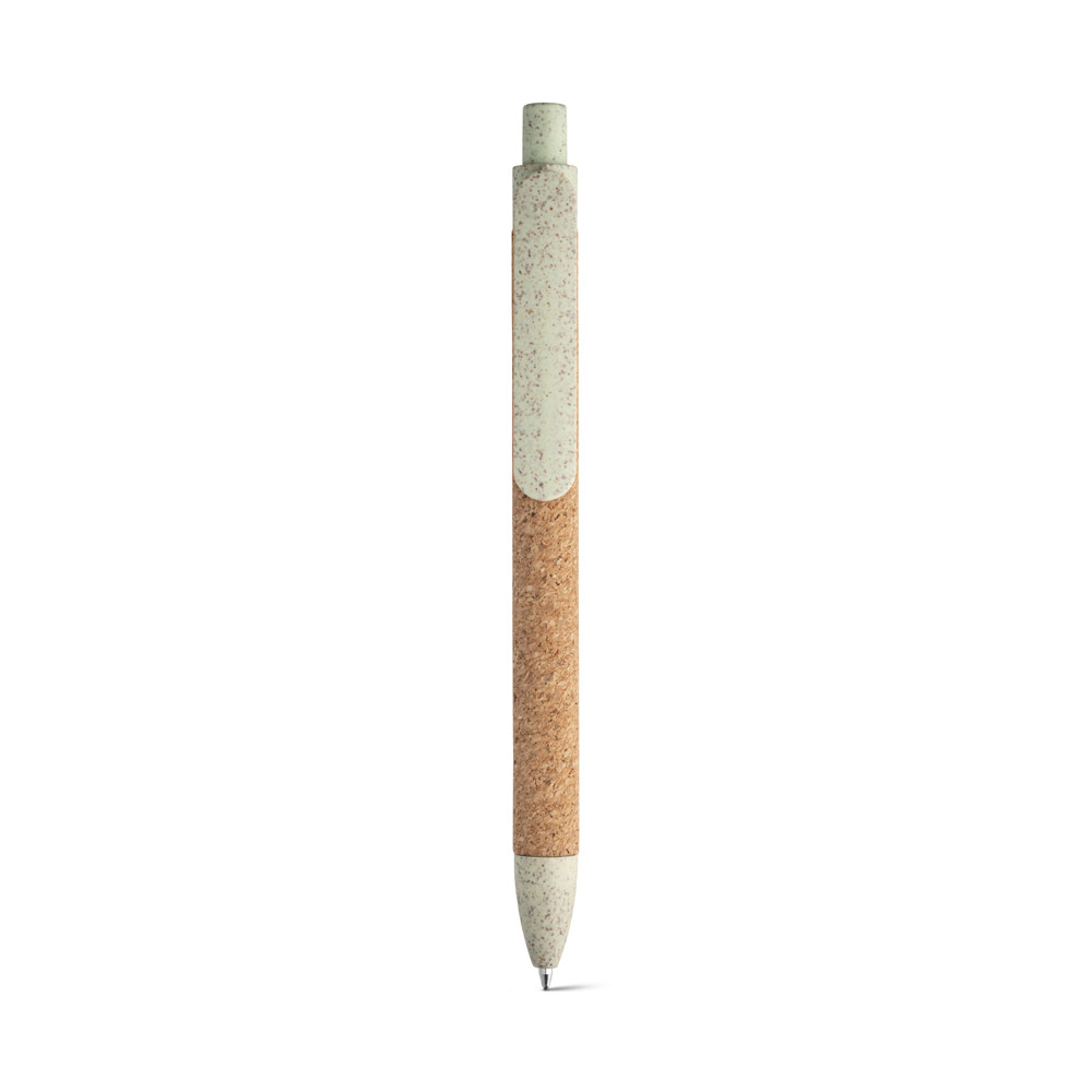 hi!dea 91795 - Stylo à bille en liège et Fibre de paille de blé