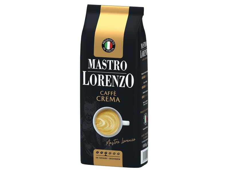 Mastro Lorenzo Kaffeebohnen Crema 1 kg Mastro Lorenzo Kaffeebohnen Crema