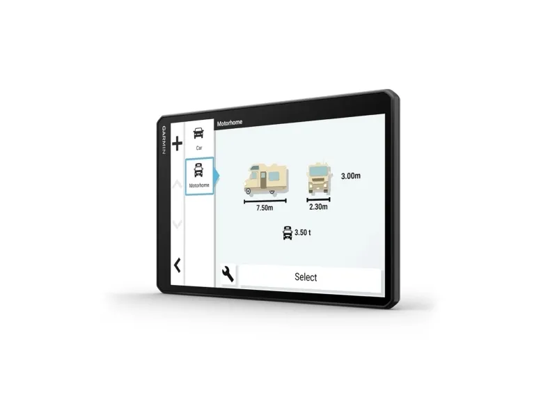 Garmin Camper 795 - Automotiv widescreen