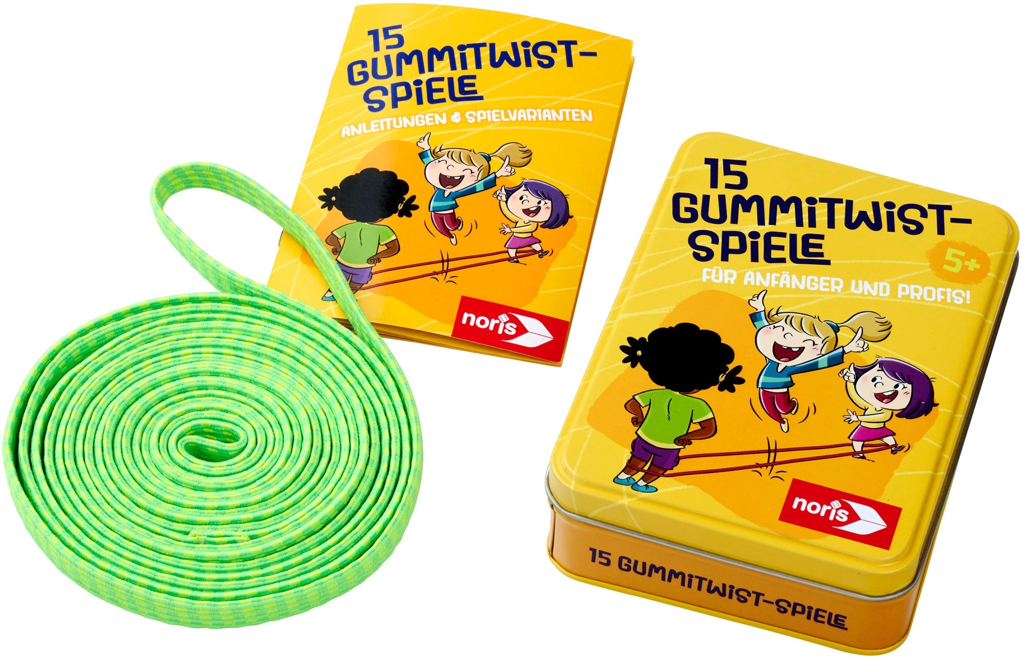 Noris 15 Gummitwist Spiele für Anfänger und Profis