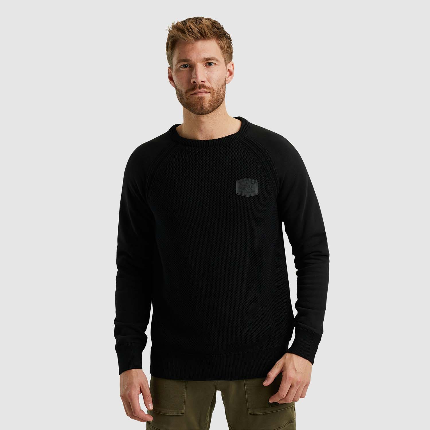 PME Legend  R-neck knit sweat combination