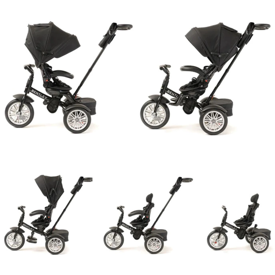 Bentley 6 in 1 Trike Dreirad, Onyx