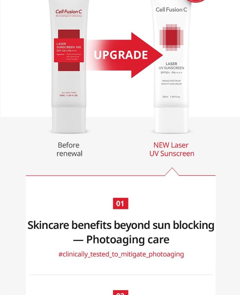 Cell Fusion C - Laser UV-zonnebrandcrème