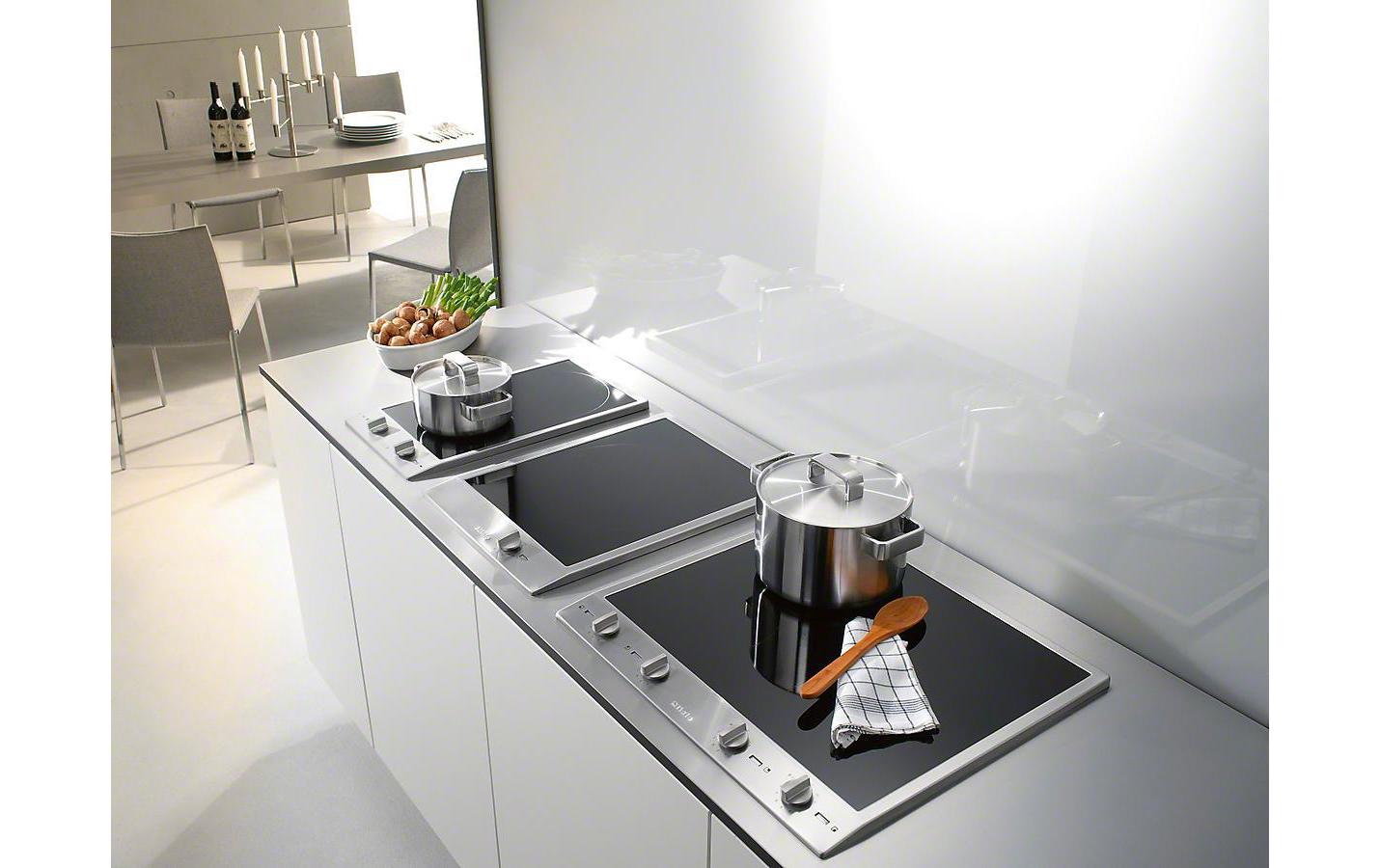 Glaskeramik-Kochfeld CombiSet CS 1234-1 I Edelstahl<br>Glaskeramik-Kochfeld mit 4 Herdplatten