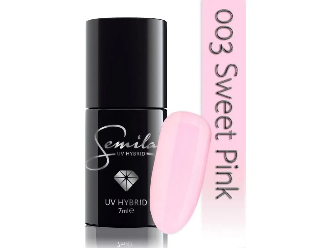 SEMILAC UV Hybrid varnish 003 Sweet Pink 7ml
