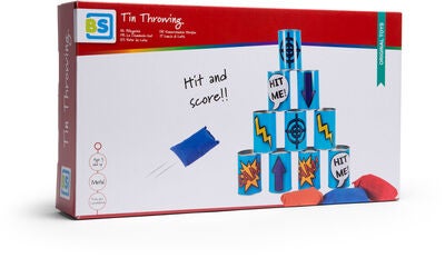 BS Toys Tin Toss Spill, Blue