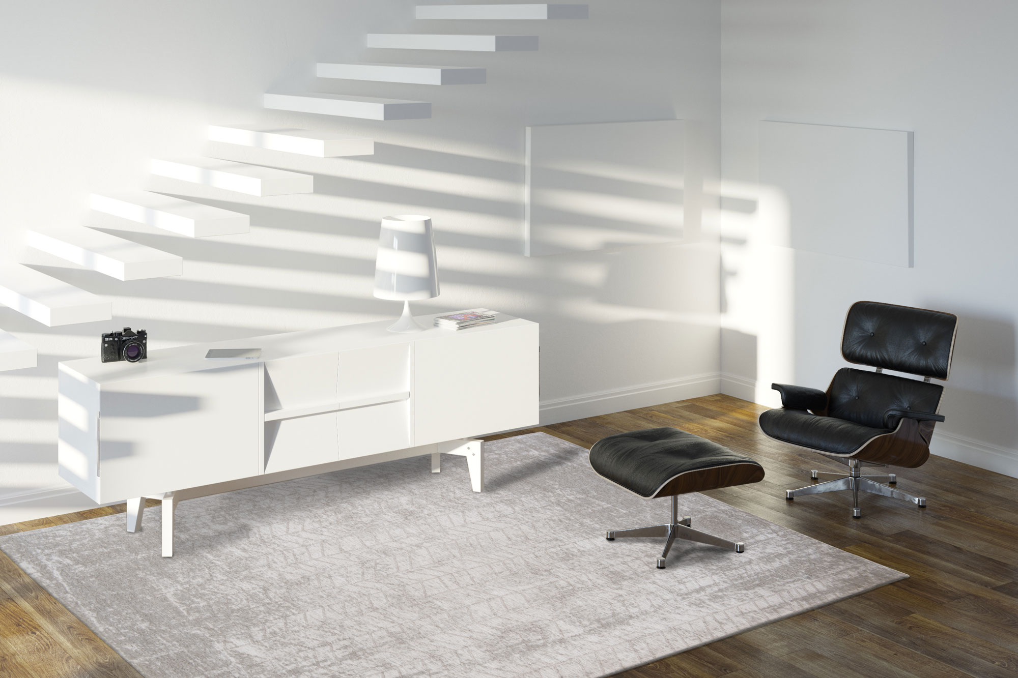 Ecorugs vloerkleed Jacob's Ladder beige 240x340 cm