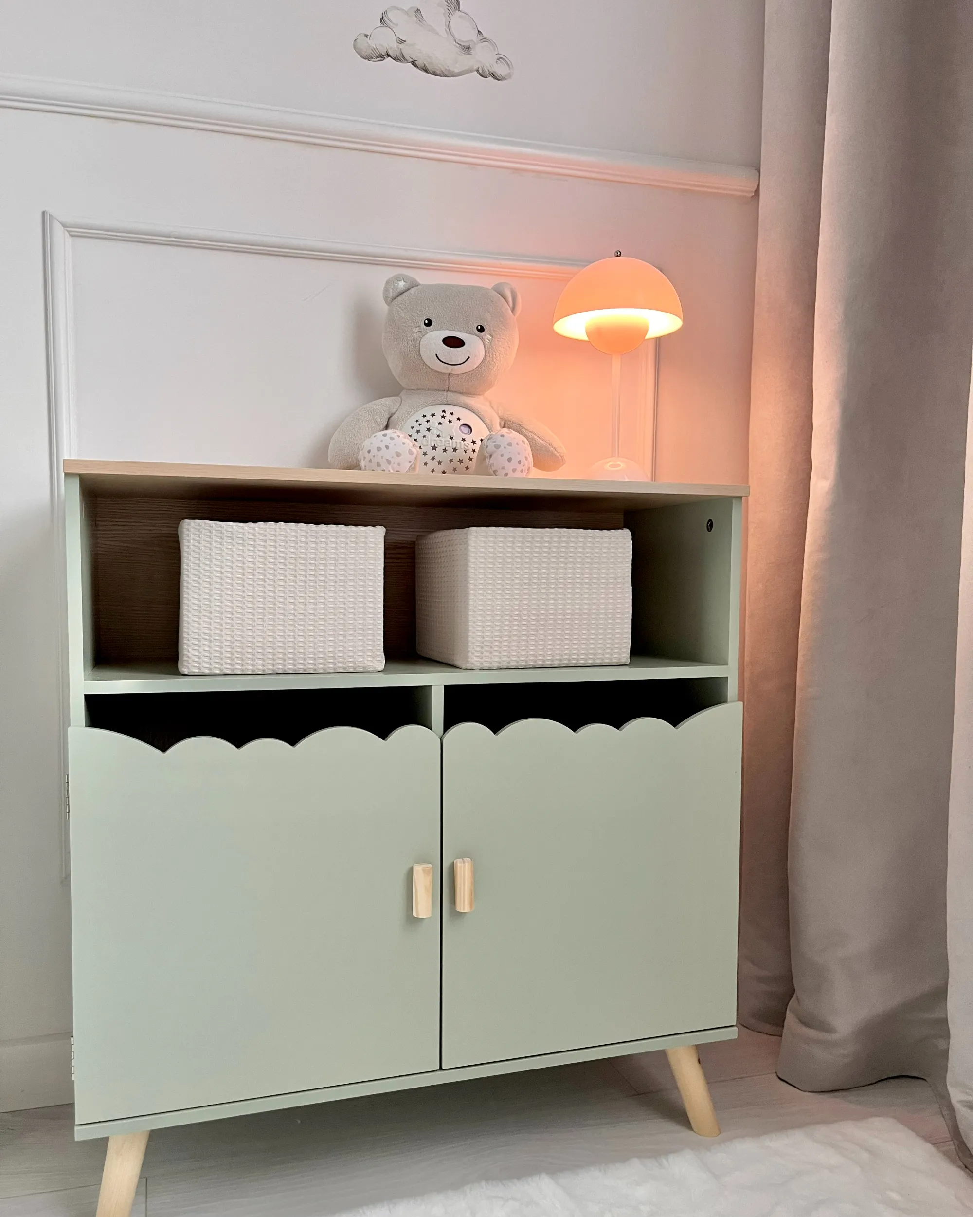 Kast LACKEY Lichtgroen