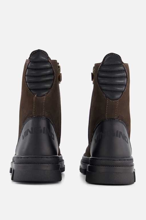 Vingino Jennifer Veterboots bruin leer