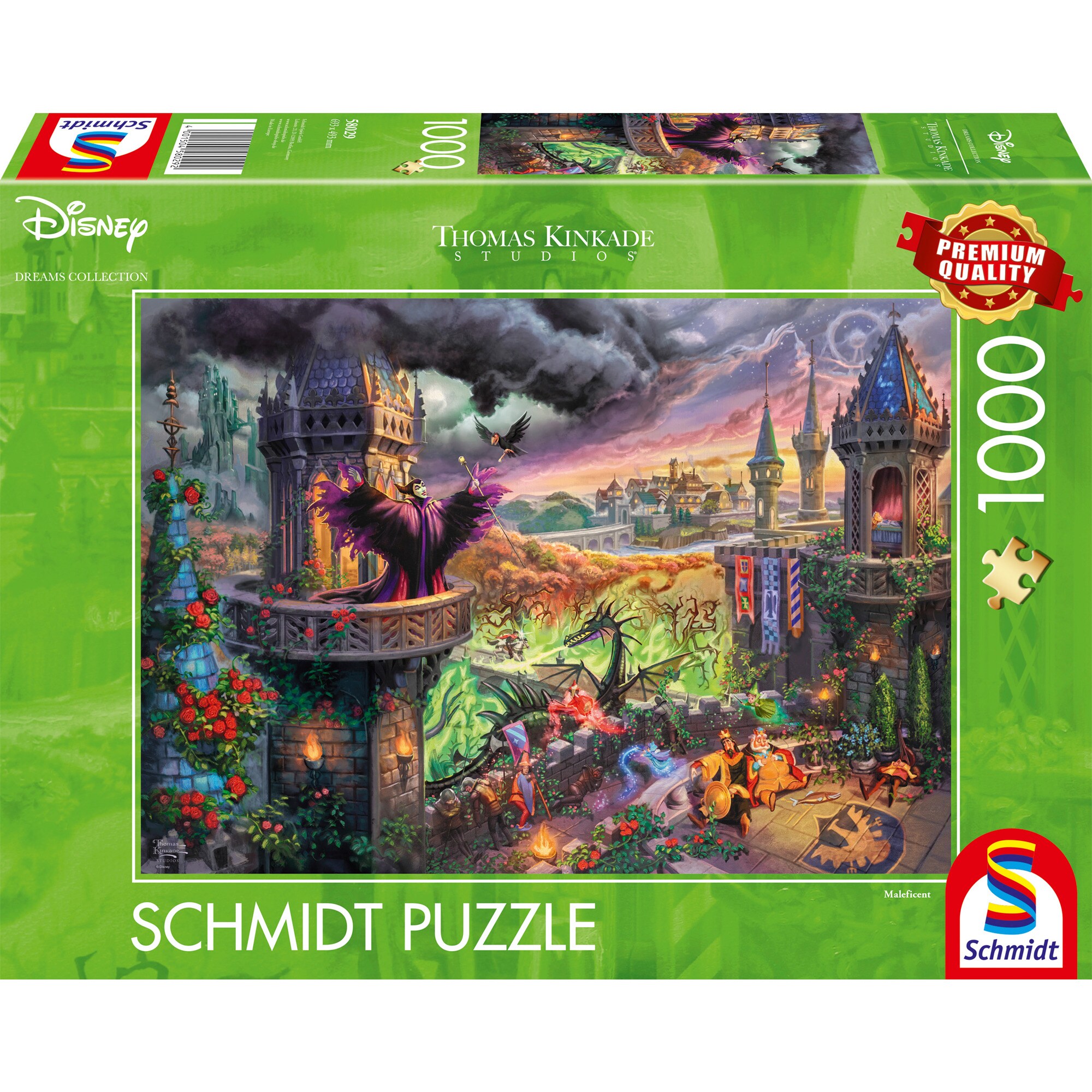 Schmidt Spiele Puzzle Thomas Kinkade Studios: Maleficent
