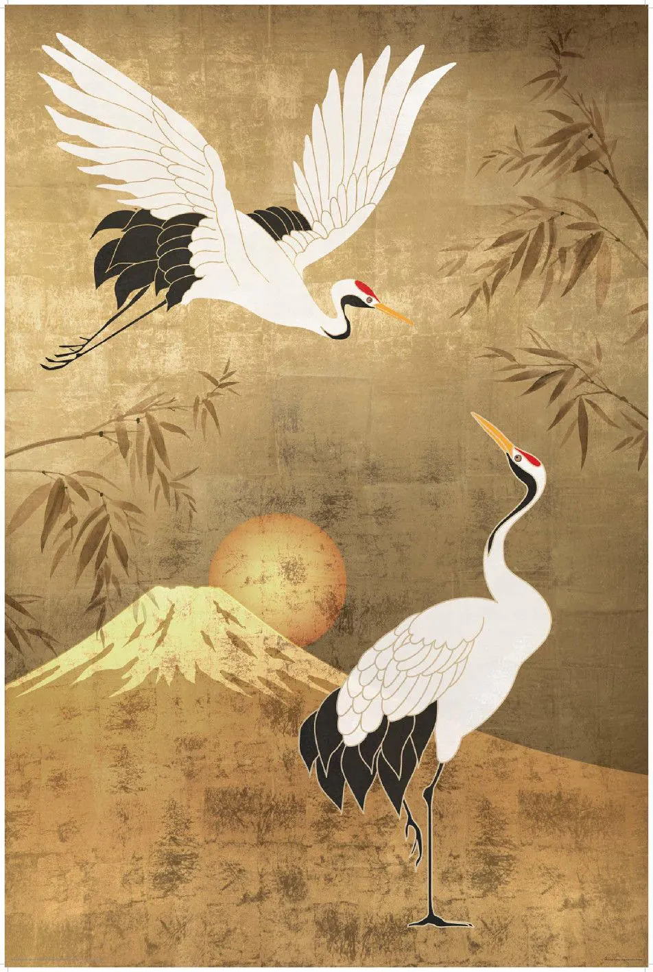 Poster Kraniche, 61 x 91 cm