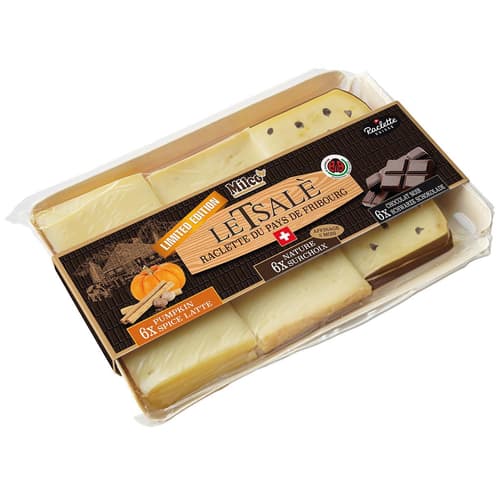 Milco Raclette in Scheiben Pumpkin, Schokolade, Natur