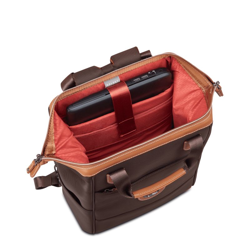 Sac à dos ordinateur Châtelet Air 2.0 38 cm Chocolat