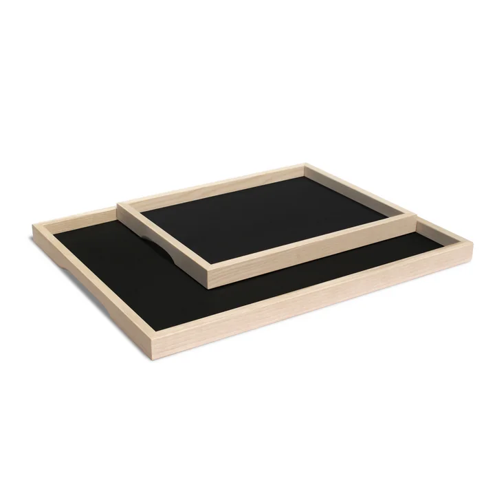 side by side - Tablett Basic L, Esche