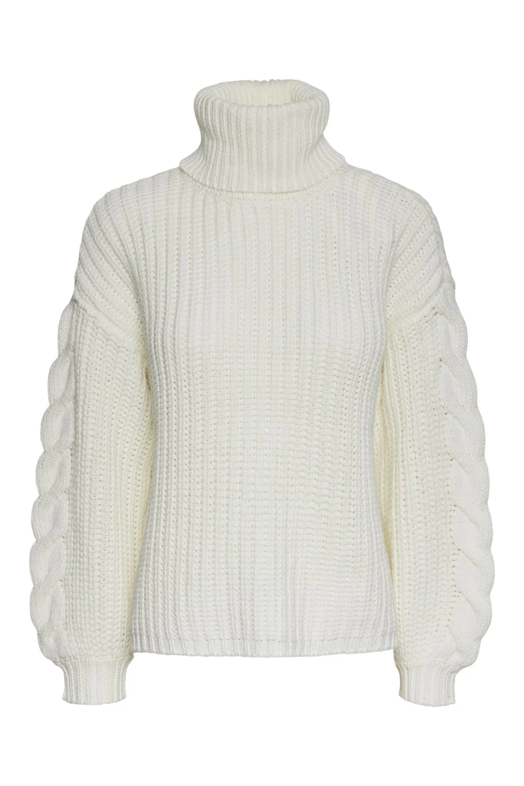 Y.A.S Yassanne Ls Knit Rollneck Pullover  birch