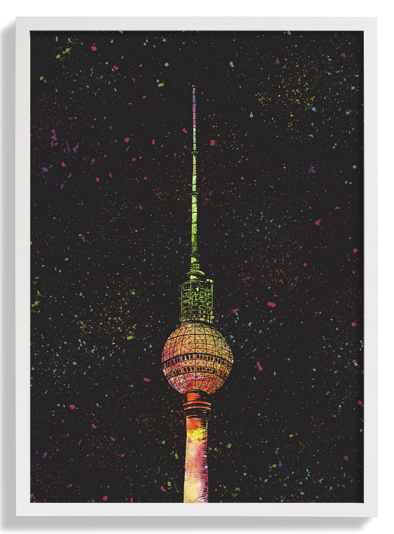 Berlin Splat Fernsehturm von Kaitlyn Parker