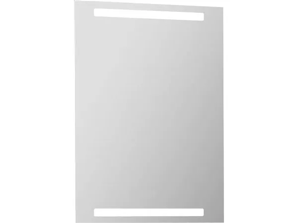 Dansani Spejl Repeat 70*60 cm - Repeat Spejl med vandret lys i top og bund, 60x70 cm