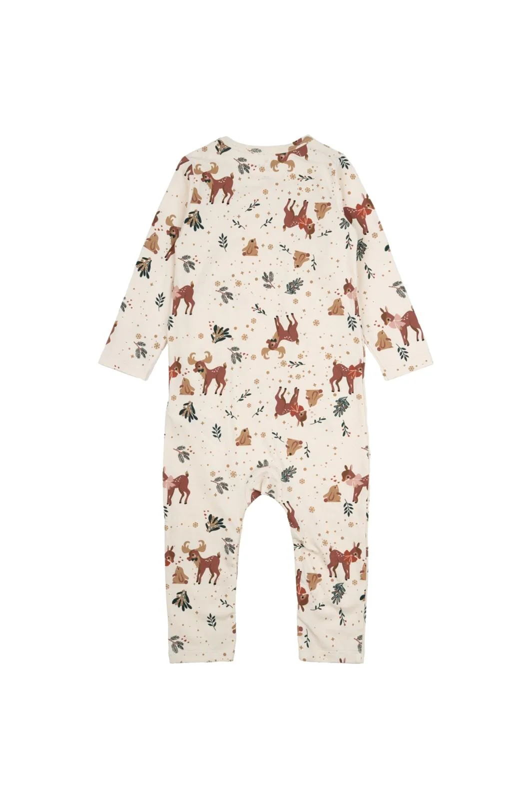 The New Siblings Tnsholiday L_S Jumpsuit TNS5896 white swan aop