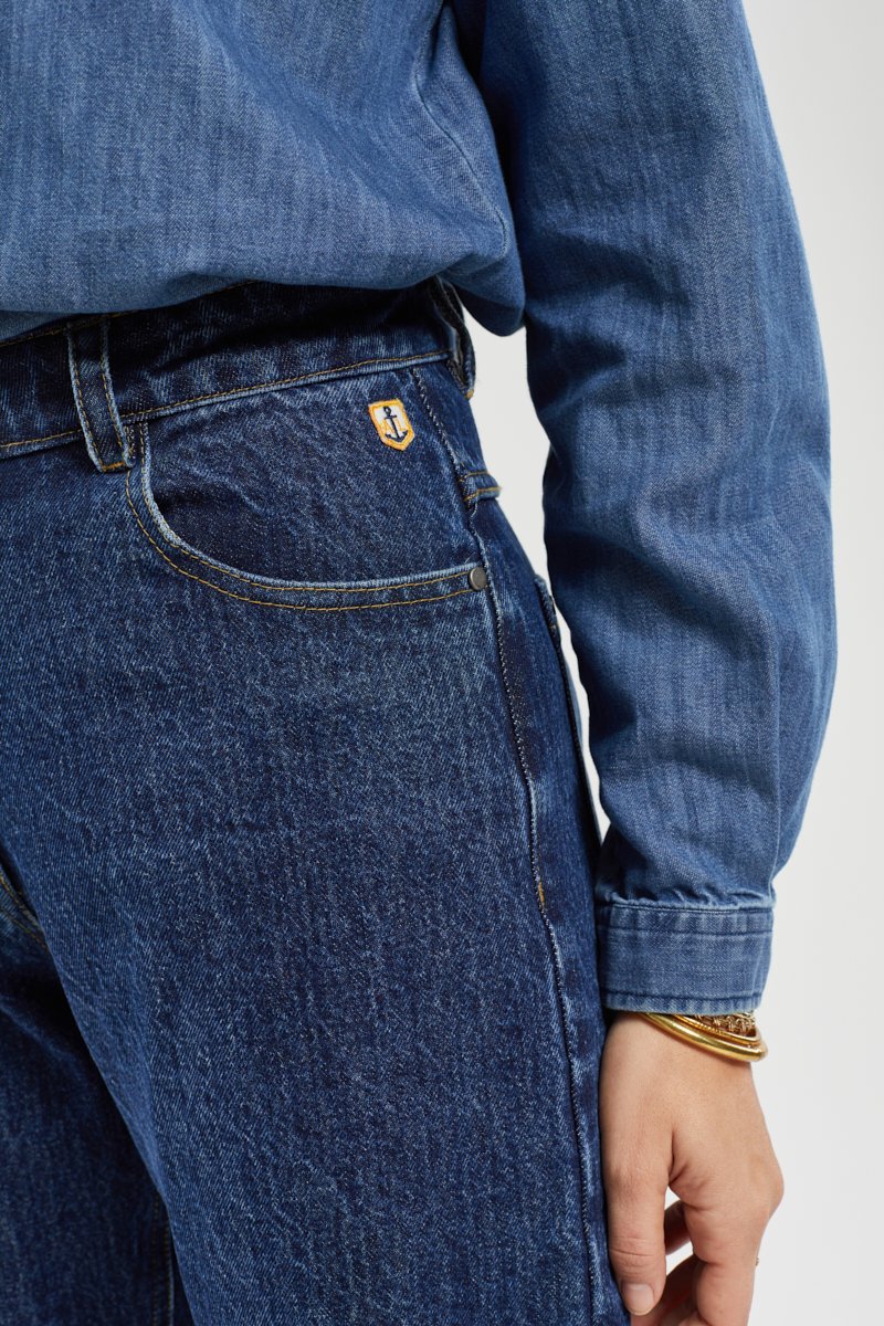 Jean large - coton