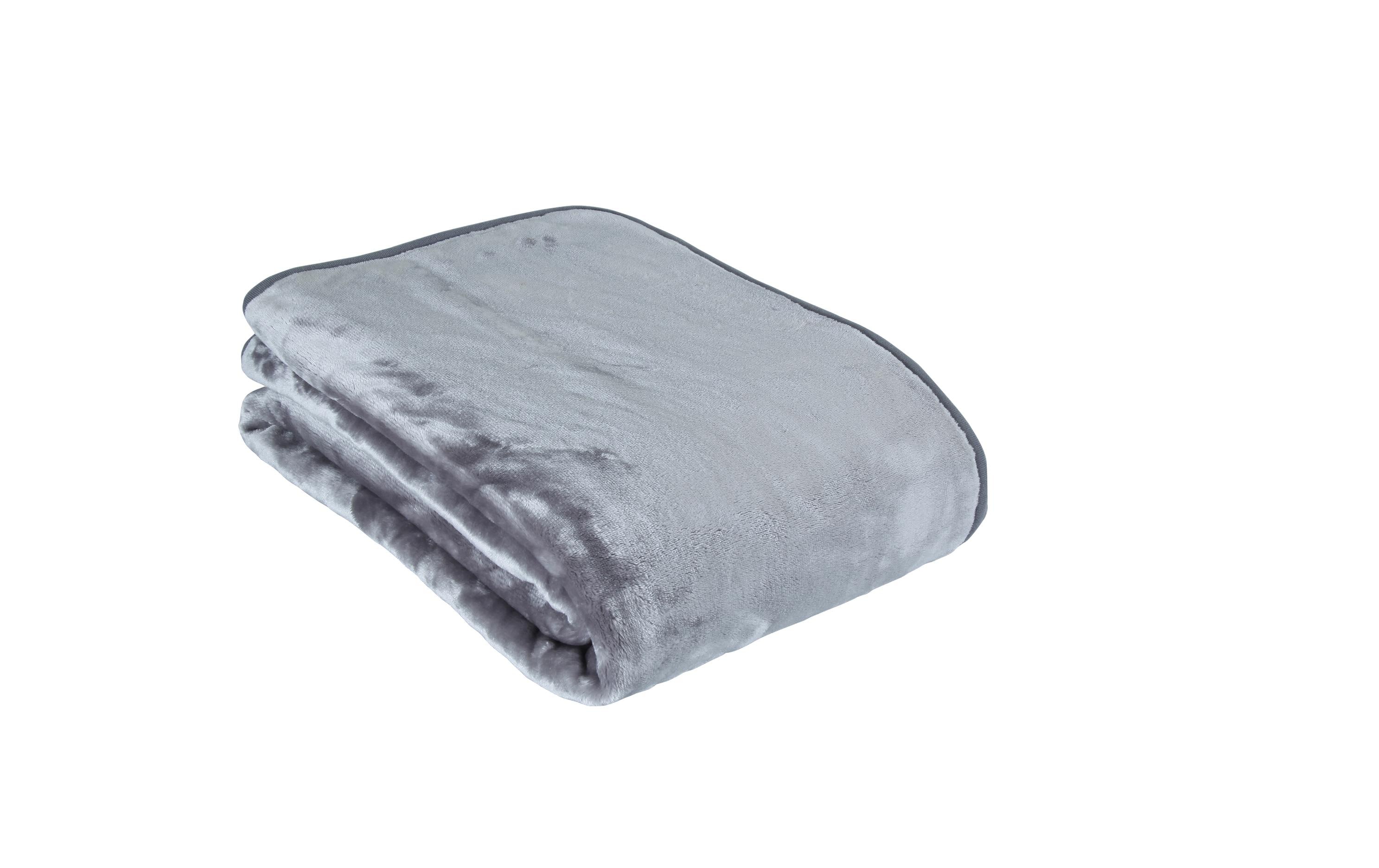Decke Cashmina Silber, 150 x 200 cmKuscheldecke supersoft