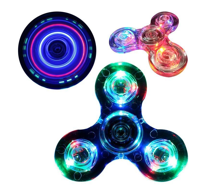 HOMTEC - LED Spinner Fidget Toy
