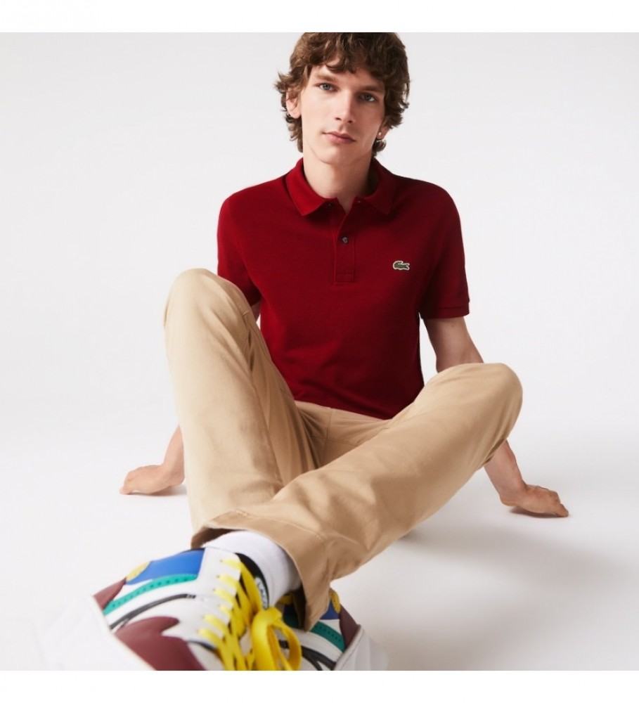 Lacoste Polo Original L.12.12 Slim Fit bordô