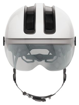 Casque Abus Hud-Y Ace Shiny White / Blanc