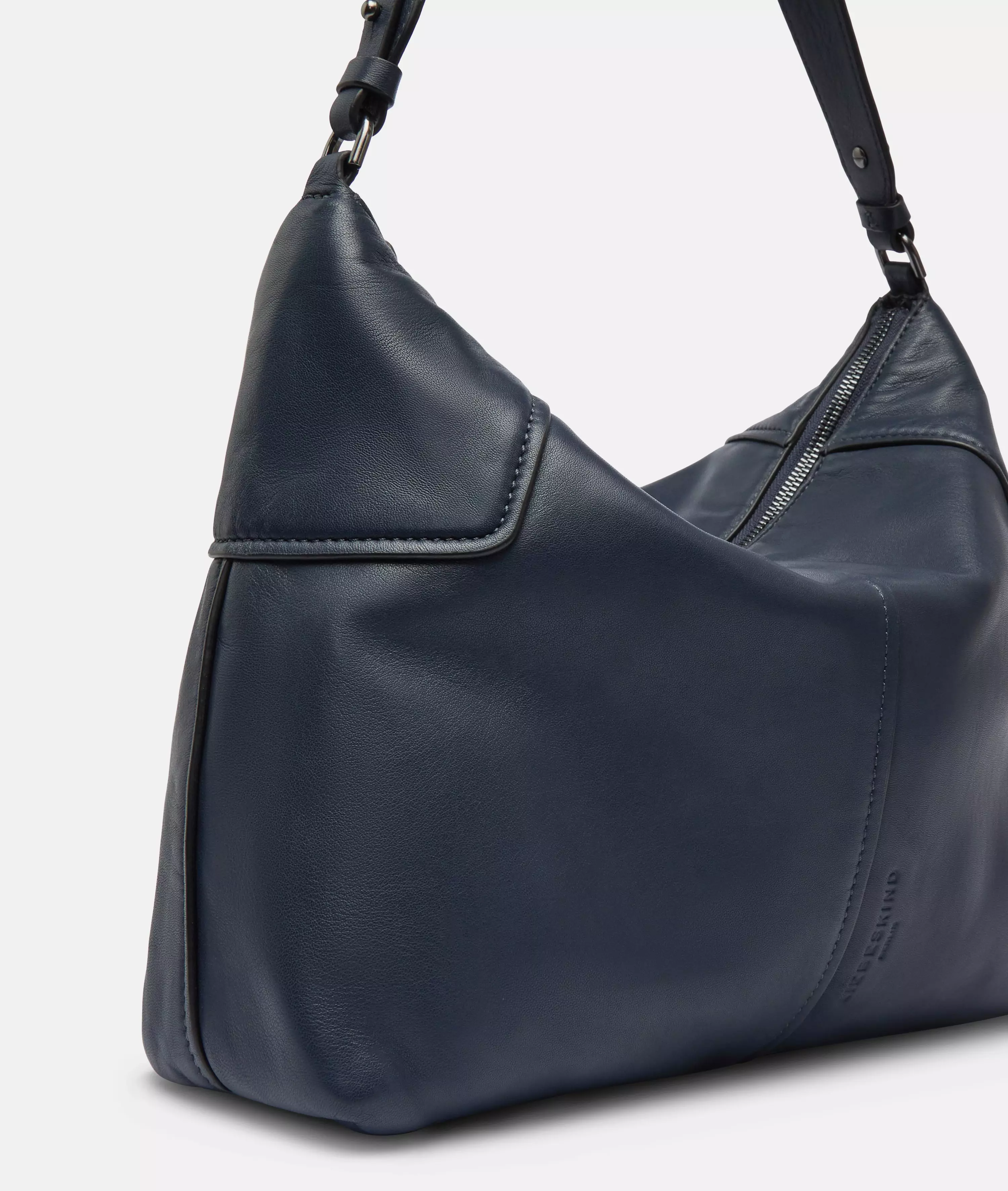 Mila Hobo M Spacious sheepskin shoulder bag