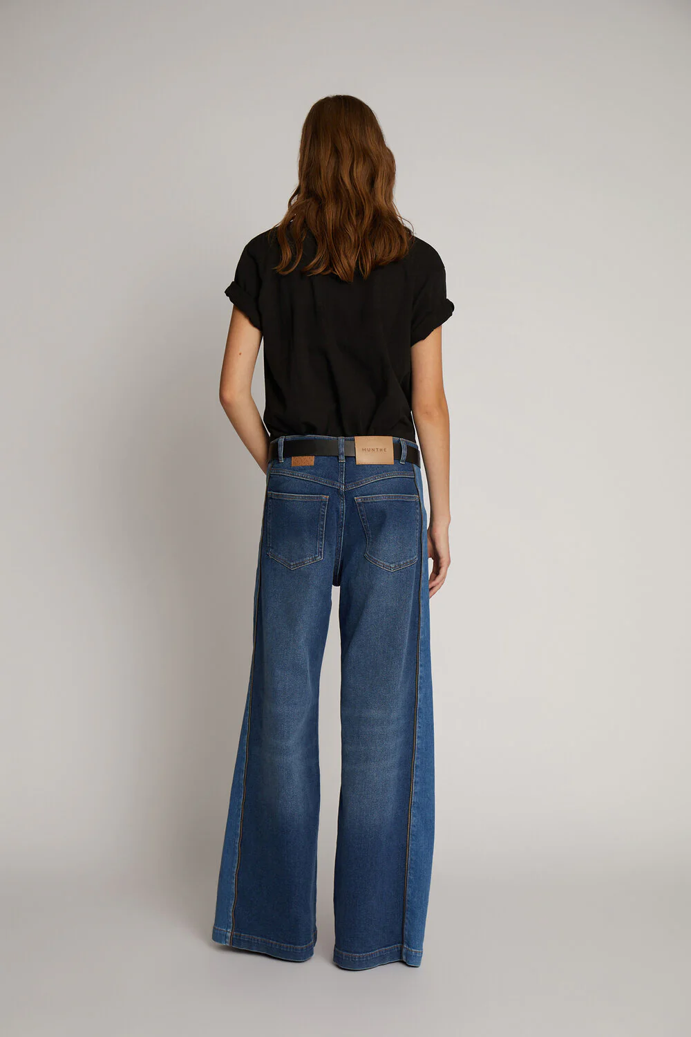 MUNTHE  Obbia wide leg jeans - Indigo