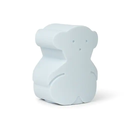 Luminária noturna Sweet Light em formato de urso azul-celeste