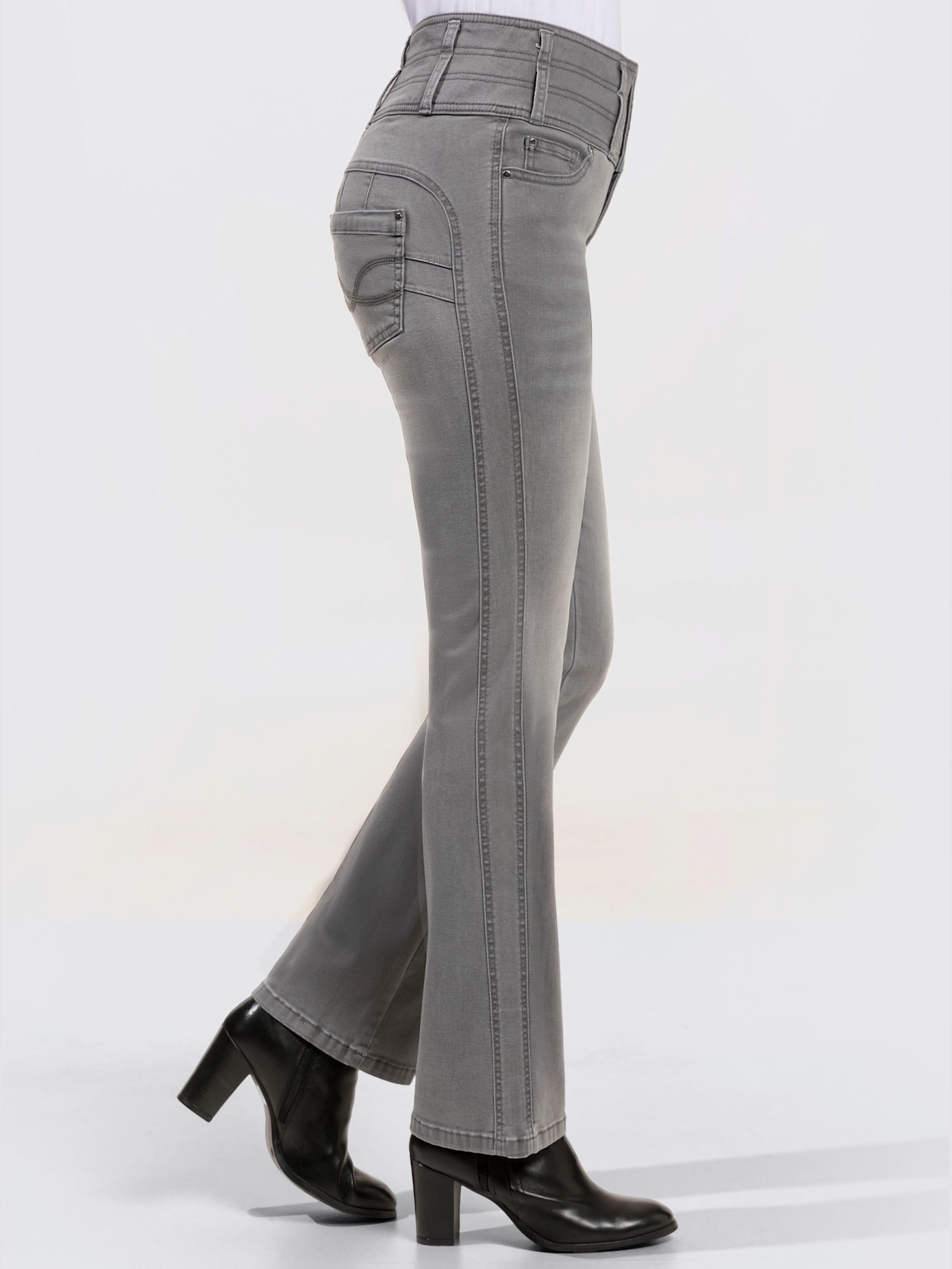 Jean 5 poches mélange de lyocell et de viscose de qualité